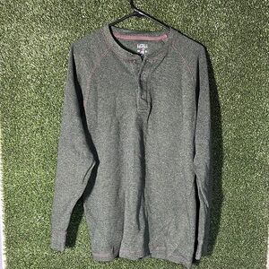 JGoods Green Long Sleeve Tee Soft Knit Relaxed Fit